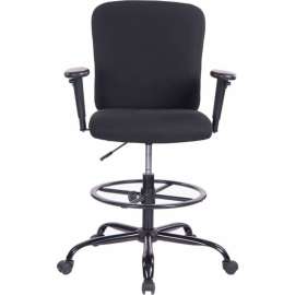 Global Industrial Big and Tall All Fabric Drafting Stool