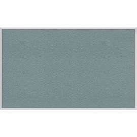 Ghent Bulletin Board - Vinyl - Aluminum Frame - 46.5"W x 36"H - Stone