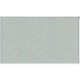 Ghent 48"W x 48"H Vinyl Bulletin Board - Aluminum Frame - Silver