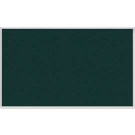 Ghent Bulletin Board - Vinyl - Aluminum Frame - 36"W x 24"H - Ebony