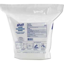 Purell Hand Sanitizing Wipes 1200 Wipes/Pouch - 2 Pouches/Carton - 9118-02