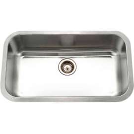 Houzer STL-3600-1 Undermount Stainless Steel Large Single Bowl Kitchen Sink