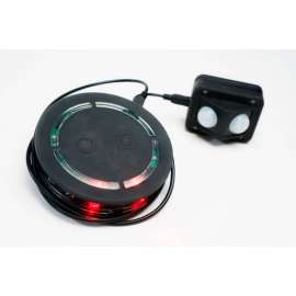 FlareAlert Motion Activated LED Warning Beacon, 1 Box, 2 Sensors, 1 Light