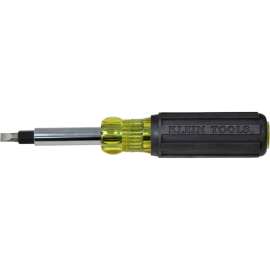 Klein Tools 32557 9-in-1 Multi-Bit Screwdriver/Nut Driver W/ Cushion Grip