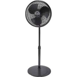 Lasko 2527 16" Adjustable Height Pedestal Fan, 3-Speed, 110V, Black