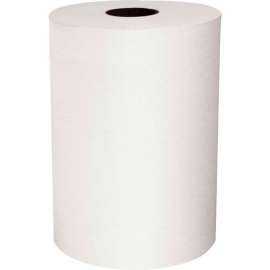 Scott Slimroll 1-Ply Hard Roll Towels, White 8" x 580' Roll 6 Rolls/Case - KIM12388