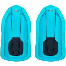 Lifetime 48" Premium Snow Sled (2-Pack), Aqua