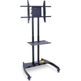Luxor Adjustable Height Rotating LCD TV Stand For 40"-60" TVs, Black