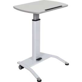 Luxor Pneumatic Height Adjustable Lectern - White