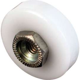 Prime-Line M 6154 Tub Enclosure Roller, 7/8-Inch Flat, 4-Pack