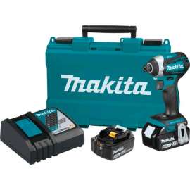 Makita LXT 3-Speed Impact Driver Kit, 5.0Ah, Li-Ion, 18V, Brushless, Cordless
