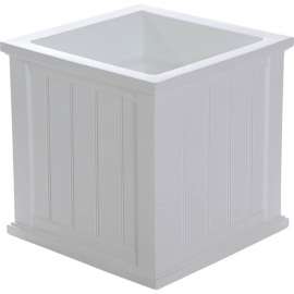 Mayne Cape Cod 20" x 20" Square Planter, White