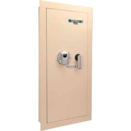 Barska AX12880 Left Opening Biometric Wall Safe - 15-1/2"W x 4"D x 31-1/2"H, 0.82 Cubic Ft.