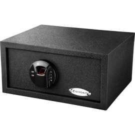 Barska Biometric Keypad Safe Color Box, - 0.46 Cubic Feet, 14-1/2"W x 11-3/4"W x 7"H - Black