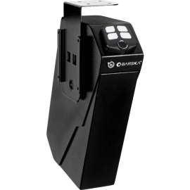 Barska Pistol Keypad Biometric Safe, 3"W x 7-1/2"D x 13-1/2"H - Black