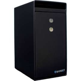 Barska Dual Key Depository Safe 0.27 Cubic Feet, 9"W x 6"D x 12"H - Black