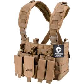 Barska BI12792 Loaded Gear VX-400 Tactical Chest Rig, Tan