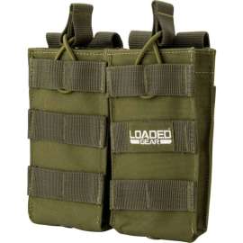Barska BI13004 Loaded Gear CX-850 Double Mag Pouch, Green
