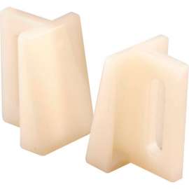 Prime-Line N 6950 Pocket Door Bottom Guide, Nylon,(Pack of 2)