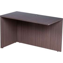 Boss Reversible Desk Return - 24"W x 48"D - Driftwood
