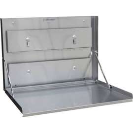 Omnimed Standard Wall Desk, Stainless Steel