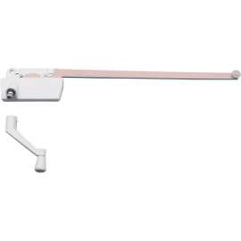 Prime-Line TH 23031 Single Arm Operator, 13-1/2", W/Crank, SILL MOUNT R.H., White