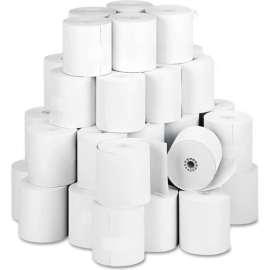 PM Company Paper Rolls 05479, 3" x 150', White, 50 Rolls/Carton