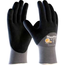 PIP MaxiFlex II Micro-Foam Nitrile Coated Gloves, Black, L, 1 Dozen