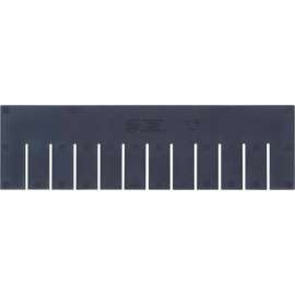 Quantum Storage Long Divider, 14"L x 4"W x 2"H, Gray, Polyprolylene