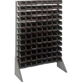 Quantum QRU-12S-220-96 Single Sided 12 Rail Unit With 96 QUS220 Ultra Stack & Hang Bins, Black