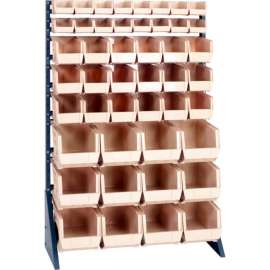 Quantum QRU-16S-220230240 Single Sided 16 Rail Unit w/ 16 QUS220, 18 QUS230, 12 QUS240 Bins Ivory
