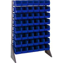 Quantum QRU-16S-230-48 Single Sided 16 Rail Unit With 48 QUS230 Ultra Stack & Hang Bins, Blue