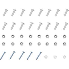 Leg Hardware for Plastic Service Carts