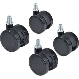 Replacement Pop-In Mobile Board Casters for Global Industrial Mobile Boards, 4/Set