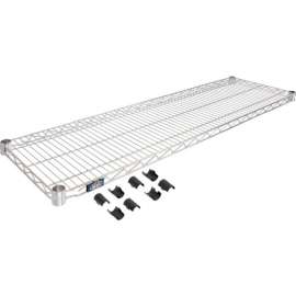 Nexel S1448C Chrome Wire Shelf 48"W x 14"D