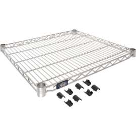 Nexel S2124C Chrome Wire Shelf 24"W x 21"D