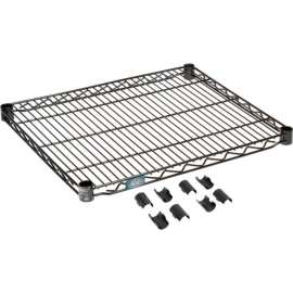 Nexel S2130B Black Epoxy Wire Shelf 30"W x 21"D
