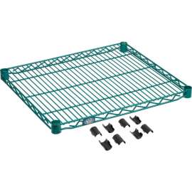 Nexel S2130G Poly-Green Epoxy Wire Shelf 30"W x 21"D