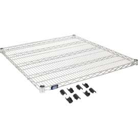 Nexel S3636C Chrome Wire Shelf 36"W x 36"D