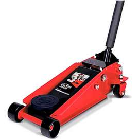 American Forge & Foundry Floor Jack W/ Double Pumper, 3-1/2 Ton, Heavy-Duty