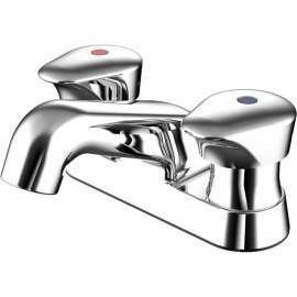 Speakman Easy-Push Centerset Metering Faucet, Chrome, ADA Compliant, 0.5 GPM - S-5141-LD