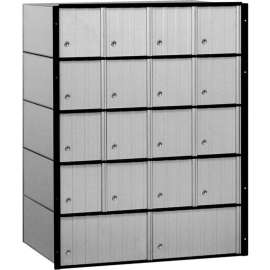 Aluminum Mailbox 2218 - 23-1/2"W x 15-1/2"D x 30"H, 18 Doors, Standard System