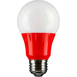 Sunlite 80148-SU A19/3W/R/LED/CD1 3W LED Bulb, Medium Base