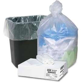 Trash Can Liners - Natural, 10 Gallon, 0.31 Mil, 500/Case - WBIWHD2423