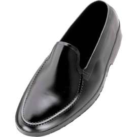 Tingley 1900 Weather Fashions Moccasin Rubber Overshoes, Black, Large