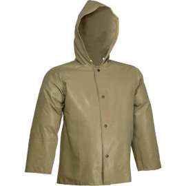 Tingley J12148 Magnaprene Hooded Jacket, Green, Inner Cuffs, Medium