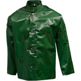 Tingley J22208 Iron Eagle Storm Fly Front Jacket, Green, Hood Snaps, Large
