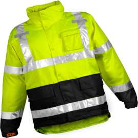 Tingley J24122 Icon Jacket, Fluorescent Yellow/Green/Black, 5XL