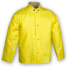 Tingley J31207 Webdri Storm Fly Front Jacket, Yellow, Hood Snaps, 3XL