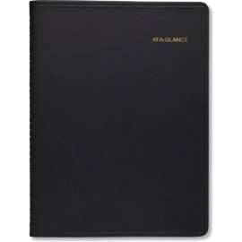 AT-A-GLANCE Two-Person Group Daily Appointment Book, 11 x 8, Black, 2023